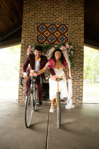 Bike stand at the alter